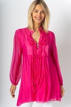 Silk Ruffle blouse